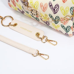 Сумка кросс-боди на молнии, цвет бежевый/разноцветный - Simaland фото 8