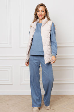 Костюм замшевый брючный 43043