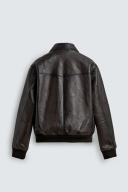 LIMITED EDITION LEATHER JACKET - Zara фото 8
