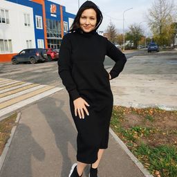 Платье С НАЧЕСОМ футер 3х нитка ПЕНЬЕ - Knitka wear фото 2