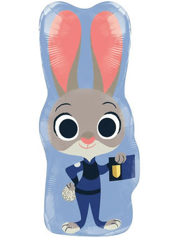 Цена за 2 шт. Воздушный шар фольгированный 29" «Зайка Полицейский»