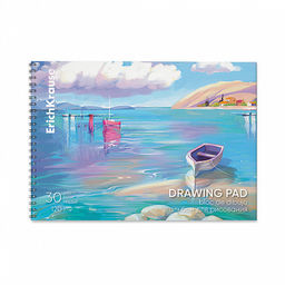 Цена за 2 шт. Альбом для рисования с пластиковой обложкой на спирали ErichKrause Art Spirit, А4, 30 листов