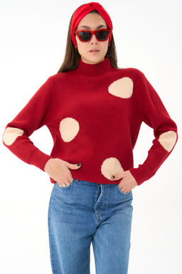 Свитер Зои (красный) - Эльза фото 6