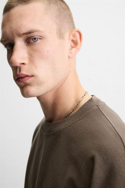 BOXY FIT HEAVYWEIGHT T-SHIRT - Zara фото 7
