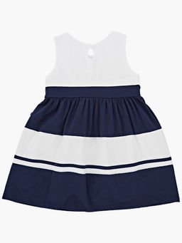 Платье для девочки UD 1578 бел/синий - Mini maxi фото 4