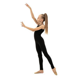 Комбинезон гимнастический Grace Dance, р. 32, цвет чёрный  фото 8
