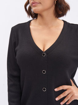 Платье из джерси ZPP81008BLK01 - ZORY фото 10