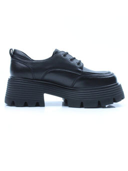 03-5931 BLACK Полуботинки женские (натуральная кожа)