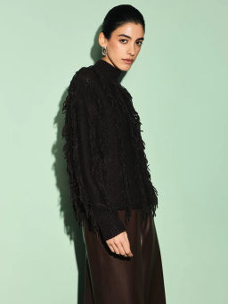 Свитер из фактурной пряжи / Zarina