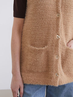 V Yaka Kad?n Triko Yelek