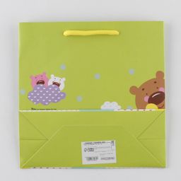 Цена за 5 шт. Пакет подарочный, упаковка, «Три медведя», 20 х 20 х 8 см