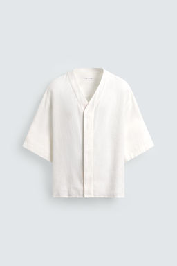 100% LINEN SHIRT - Zara фото 9