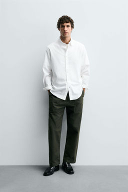 TEXTURED COTTON SHIRT