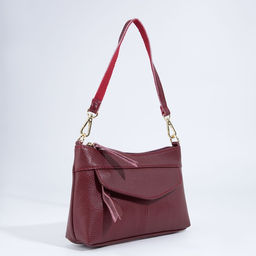 Сумка кросс-боди на молнии, цвет бордовый - Simaland фото 5