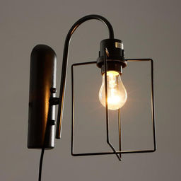 Бра «Фламент», 1×40 Вт E27, черный, 25×16×33 см