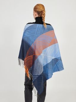 Большой  платок в стиле арт-деко в составе шерсть - Tantino фото 4