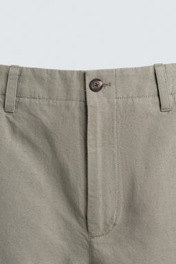 PANTAL?N RELAXED FIT TRABILLA / Verde gris - Zara фото 10