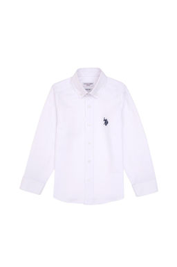 Erkek _ocuk Beyaz Uzun Kollu Basic G_mlek Sepette S_rpriz _ndirim - U.s. polo assn фото 2
