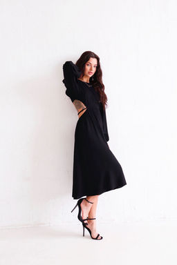 11278 Платье чёрное - Martichelli фото 12