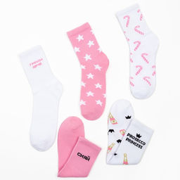 Набор новогодних женских носков Самой красивой размер 36-39 (23-25 см), 5 пар - Kaftan фото 4