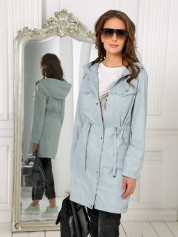 Плащ ментоловый, есть ВИДЕООБЗОР