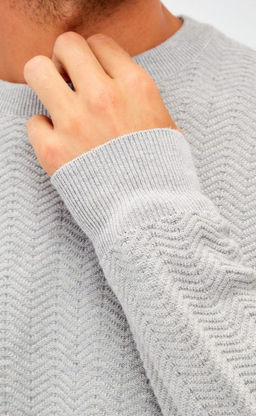 Джемпер F221-15-537 grey melange - Fine joyce фото 7
