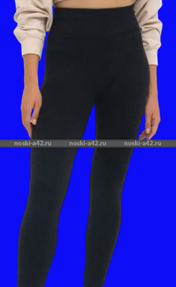 Цена за 1 шт. 1 ПАРЫ - ЗУВЕЙ теплые лосины женские кашемир внутри с мехом L-4ХL (фактически 48-58) фото 4