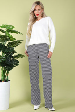 Брюки Барнео (лапка белый) - Эльза фото 6