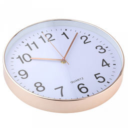 Часы настенные Вечность д29,3см, h4см, циферблат белый; цифры арабские, розовое золото; корпус пластик, розовое золото; в коробке (Китай) - Домашняя мода фото 2