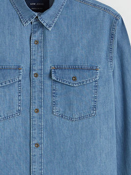 Regular Fit Erkek Jean G?mlek