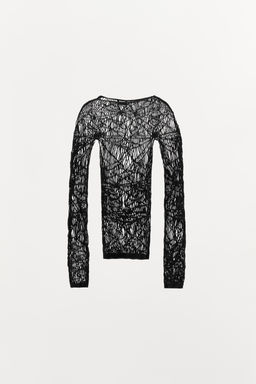 LIMITED EDITION SEAMLESS SEMI-SHEER T-SHIRT - Zara фото 3