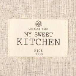 Набор кухонный Этель ECO, цвет молочный: варежка 20×28 см, прихватка 19×19 см, 70% хл, 30% лён, вати