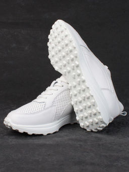 05-HY24-1D WHITE Кроссовки женские (натуральная кожа) - Фабричный китай фото 14