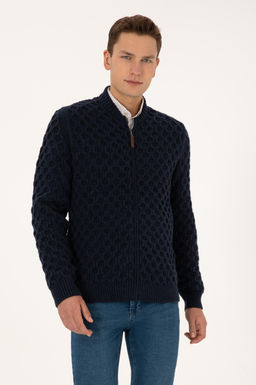 Erkek Lacivert Triko H_rka