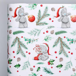 Цена за 10 шт. Бумага упаковочная глянцевая «С Новым Годом!», 50 × 70 см