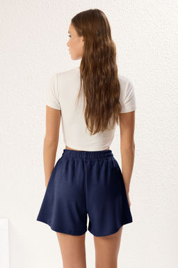 TRENDYOLMILLA Tas Cep Detayl? Yumusak Dokulu K?sa Esnek Sort & Bermuda TWOSS25SR00015  фото 11