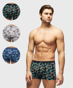 Трусы мужские боксеры Rogers 80446 хлопок, эластан размеры M, L, XL, 2XL