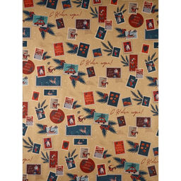 Набор упаковочной бумаги «Зимние истории»,4 листа, 70 × 100 см