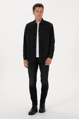 Erkek Siyah Jean G_mlek - U.s. polo assn фото 4