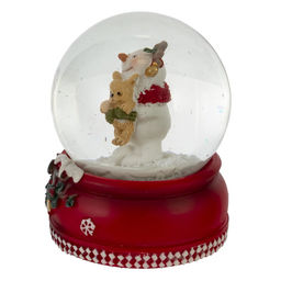 Фигурка декоративная "Снеговик" в стекл шаре, D 6.5 см, L6,5 W6,5 H8,5 см