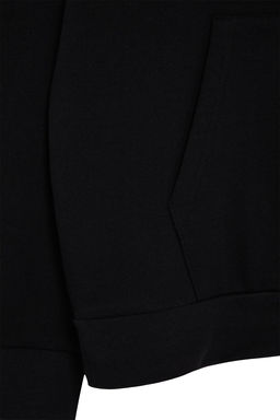 TRENDYOL MAN Siyah Buyuk Beden apusonlu Oversize/Genis Kesim Ici Polar/S?cak Tutan Sweatshirt TMNAW24AO00013 - Trendyolmilla фото 22