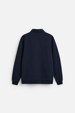 INTERLOCK ZIP POLO SHIRT - Zara фото 8