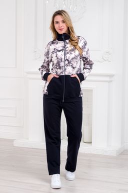 Костюм женский из футера Скарлетт космос - Амадэль фото 7