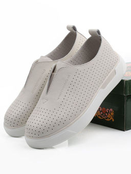03-YE297-2 LT. BEIGE Туфли летние женские (натуральная кожа)
