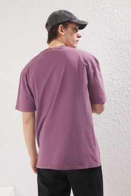 TRENDYOL MAN Premium Antrasit Oversize/Genis Kesim Soluk Efektli %100 Pamuklu T-Shirt TMNSS23TS00153 - Trendyolmilla фото 31