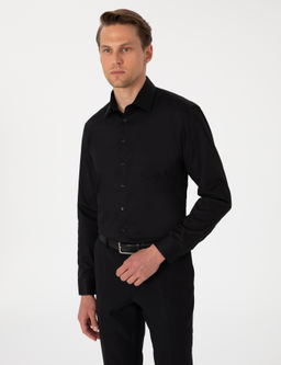Siyah Regular Fit Uzun Kollu Basic G_mlek - Pierre cardin фото 10