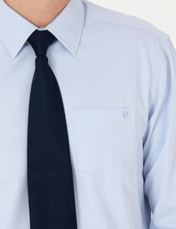 A__k Mavi Regular Fit Uzun Kollu Basic G_mlek