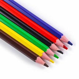 Заготовки для творчества на новый год Шары, с карандашами