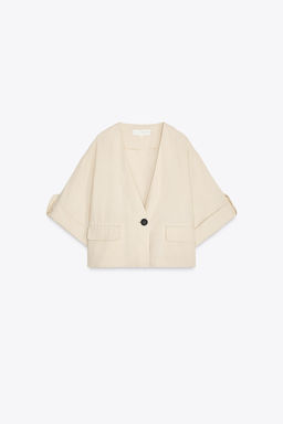 TURN-UP SLEEVE JACKET - Zara фото 6