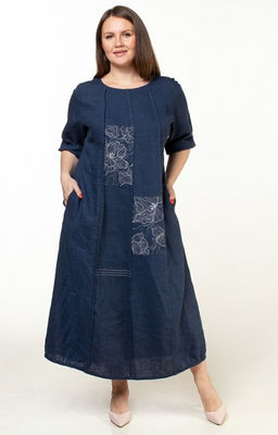 Платье умягченный лен 100%